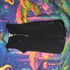 Black Sleeveless Romper